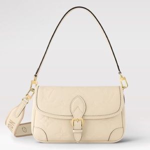 LV Louis Vuitton Diane Monogram Empreinte, Cream color - **Brand New**